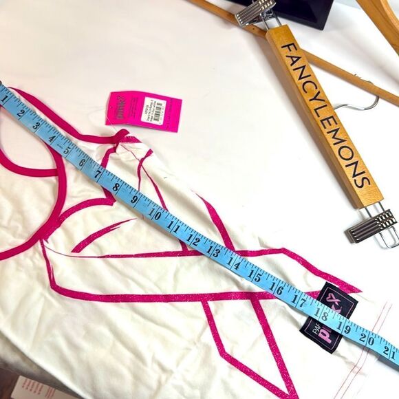 Zumba Women’s Party in Pink Breast Cancer Awareness Racerback Tank Top - Picture 12 of 12